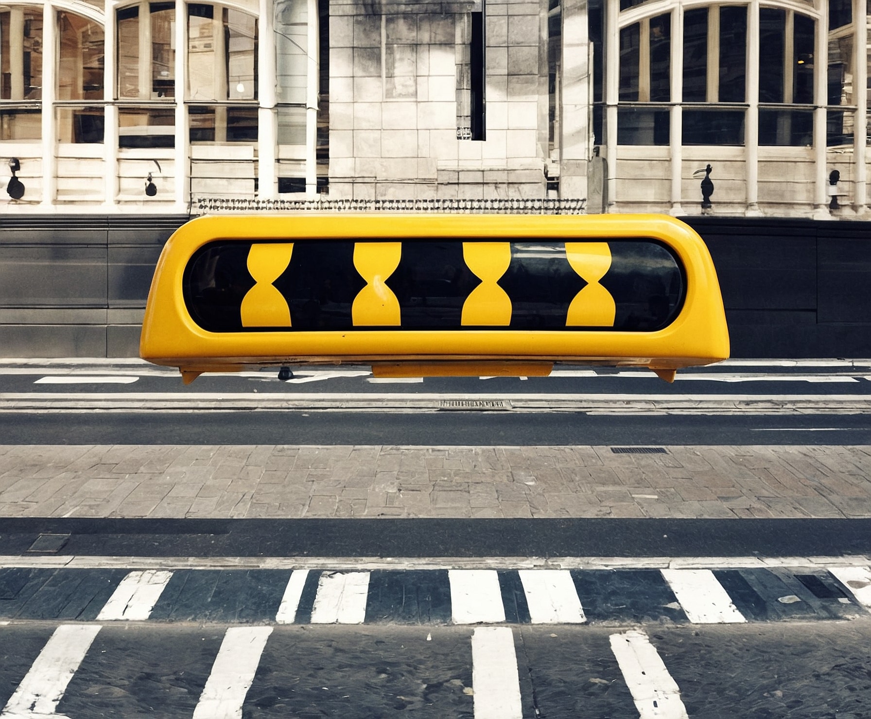 Taxis circulando en Barcelona optimizados para eficiencia.